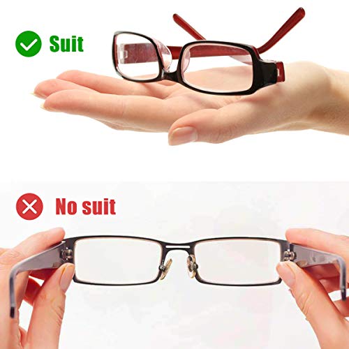 20 Pares Almohadillas de Nariz para Gafas Silicona, Antideslizantes Almohadillas Nasales Adhesivas para Pegar en Gafas Anteojos y Gafas de Sol, Transparente