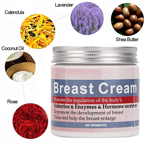 200g Crema para el aumento de senos para mujeres, Elasticidad Cuidado del pecho Crema reafirmante de crecimiento rápido Crema para el crecimiento del busto Crema corporal para el busto grande, para el