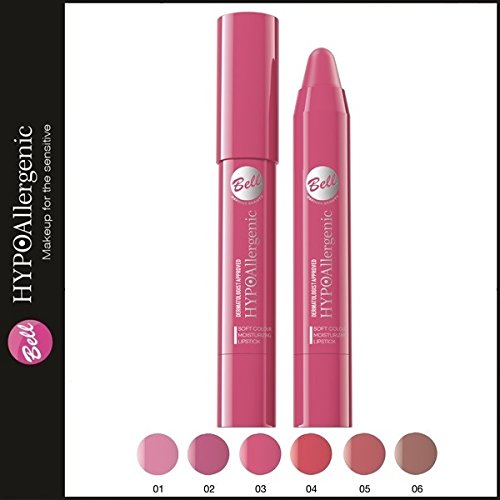 216 – 221 Bell hipoalergénico suave color Hidratante Lápiz de labios