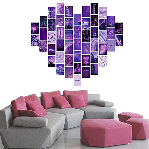 50 Piezas Collage De Pared, Wall Collage Kit, Carteles Pequeños De Moda, Imágenes Estéticas De Pared, Decoracion Habitacion Aesthetic, Tarjetas, Colección De Fotos para Dormitorio, Sala De Estar