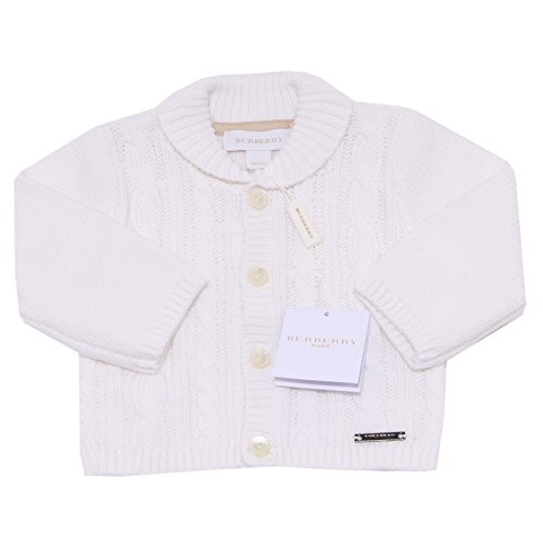 5154O cardigan bimbo bianco BURBERRY BABY sweaters jumpers kids [12 M0NTHS]