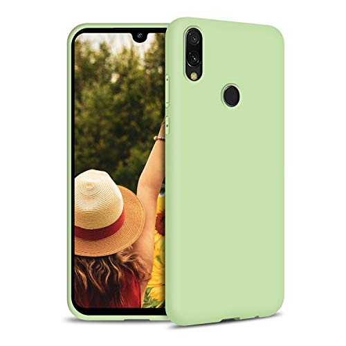 9X Funda Huawei Honor 10 Lite/P Smart 2019, Trasero Color Sólido Cáscara Flexible Suave Delgado TPU Silicona Protección Case Mate Antigolpes Anti-rasguño Caso - 9 Colores