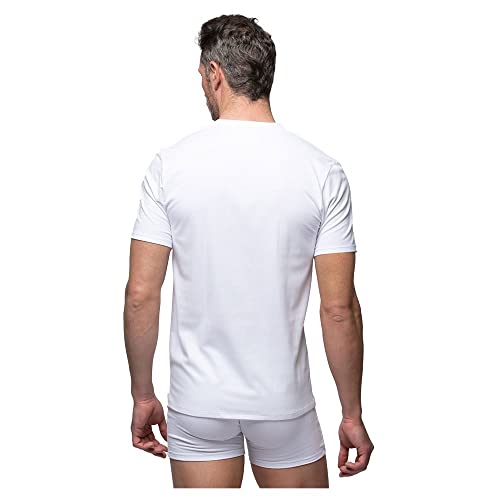 Abanderado Camiseta Sport Manga Corta Suavidad Real algodón Peinado, Blanco (Blanco 001), XX-Large (Tamaño del Fabricante:XXL/60) para Hombre