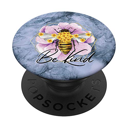 Abeja Tipo Amarillo Girasoles Lindo Amabilidad Amor Mujeres PopSockets PopGrip Intercambiable