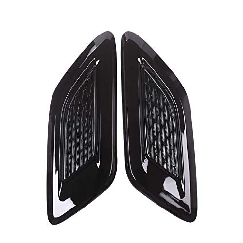 Accesorio de coche para Discovery Sport LR4 para Evoque Vogue Hood Air Vent Outlet Wing Trim Stickers 2 piezas