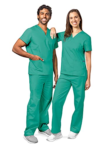 Adar Uniformes médicos Unisex - Uniformes médicos Unisex con cordón - 701 - Surgical Green - 4X