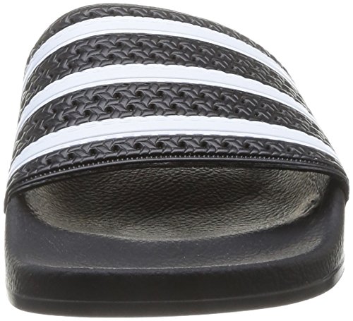 Adidas Adilette 280647 Hombres Zapatos de Baño, Negro (Cblack/White), 44 1/2 EU