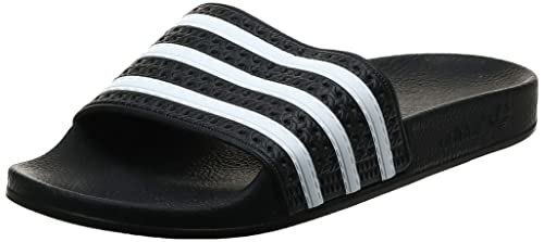 Adidas Adilette 280647 Hombres Zapatos de Baño, Negro (Cblack/White), 44 1/2 EU