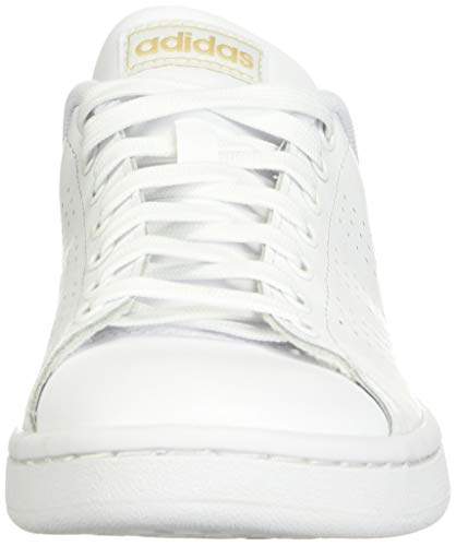 adidas Advantage, Zapatillas Mujer, Blanco Ftwbla Cobmet 000, 38 EU