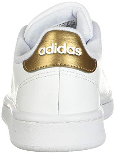 adidas Advantage, Zapatillas Mujer, Blanco Ftwbla Cobmet 000, 38 EU