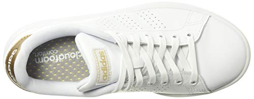 adidas Advantage, Zapatillas Mujer, Blanco Ftwbla Cobmet 000, 38 EU