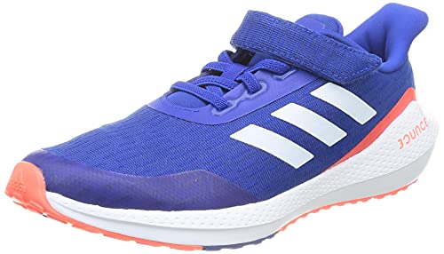 adidas EQ21 Run EL K, Zapatillas de Running, AZUREA/FTWBLA/Rojsol, 37 1/3 EU