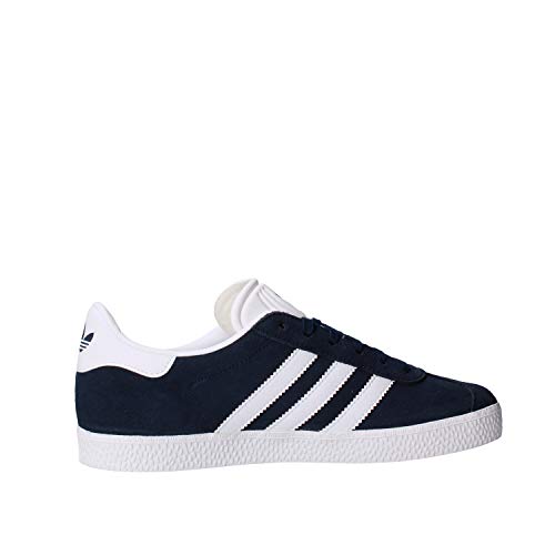 adidas Gazelle J, Zapatillas Unisex Adulto, Azul (Collegiate Navy/Footwear White/Footwear White 0), 38 EU