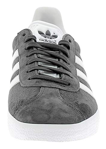 adidas Gazelle, Zapatillas de Deporte Unisex Adulto, Gris (DGH Solid Grey/White/Gold Metallic), 42 EU