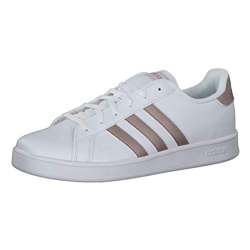 adidas Grand Court, Sneaker, Multicolor Ftwwht Coppmt Glopnk 000, 36 EU