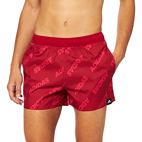 adidas GU0330 Adi CLX SH VSL Swimsuit Mens Team Victory Red/Power Pink S