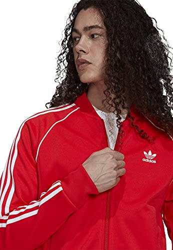 adidas SST TT P Blue Sweatshirt, Rojo Y Blanco, L Men's