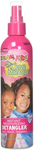 African Pride Sueño Kids oliva milagro instantáneo 236ml hidratante Detangler