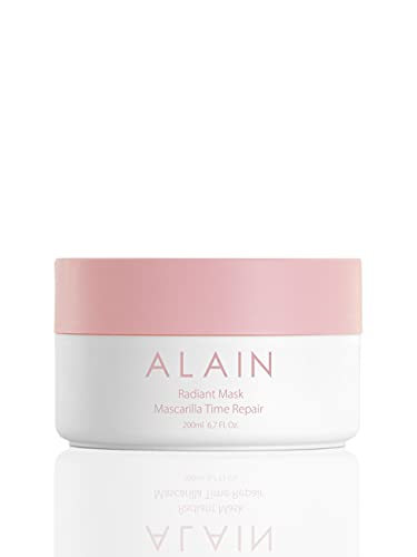 Alain Radiant Mask - Mascarilla Facial Iluminadora y Reparadora con Extracto de Uvas y Fresas 200 ml