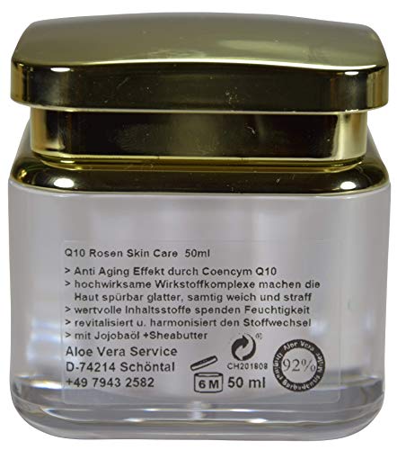 Aloe Vera Gold Q10 Rose Skin Care, 50 ml