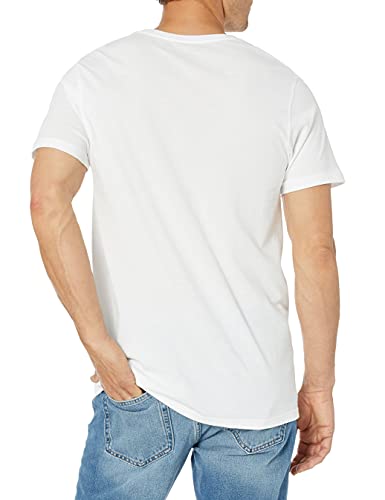 Amazon Essentials 6-Pack Crewneck Undershirts camisa, Blanco (White), Small