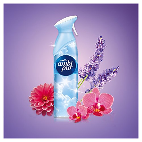 Ambi Pur - Spray Flores Y Brisa, 1 x 300 ml - [Pack de 3]