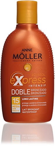 Anne Möller Aquasol Express - Intensif - Leche bronceadora, factor de protección solar 15-200 ml