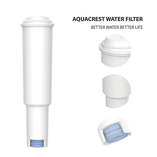 AquaCrest AQK-04 Filtro de Agua Compatible para cafeteras Jura Claris White, 60209, 68739; Nespresso N9, F5, F70, C5, C9; Capresso E8, S9; Impressa One Touch; Avantgarde S70, S85, S9 (4)