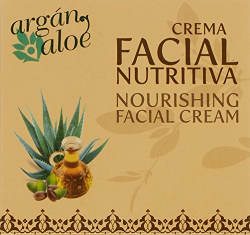 Argan-Aloe 70100 - Crema facial nutritiva con aloe y argán, 100 ml