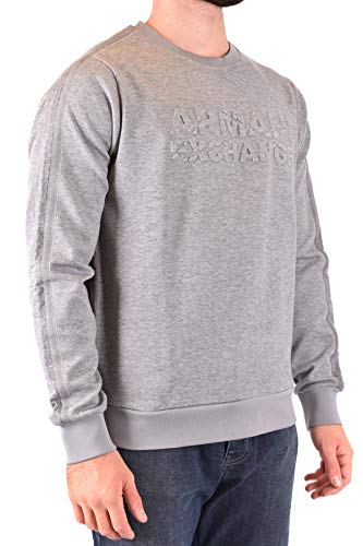 Armani Exchange 6zzm83 Sudadera, Gris (Melange Heather Grey 3930), X-Large para Hombre