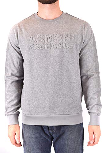 Armani Exchange 6zzm83 Sudadera, Gris (Melange Heather Grey 3930), X-Large para Hombre