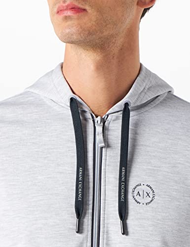 Armani Exchange 8nzm74 Capucha, Gris (B09B Heather Grey 3929), Small para Hombre