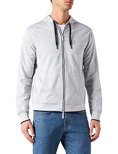 Armani Exchange 8nzm74 Capucha, Gris (B09B Heather Grey 3929), Small para Hombre