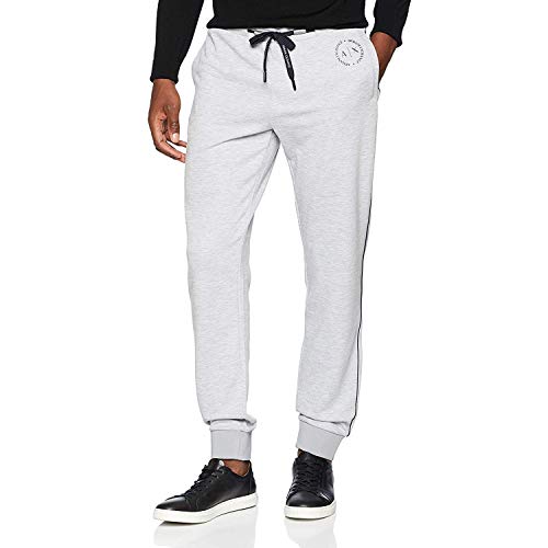 Armani Exchange 8nzp91 Pantalones de Deporte, Gris (B09B Heather Grey 3929), W50 (Talla del Fabricante: Medium) para Hombre