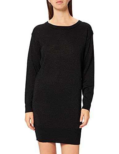 Armani Exchange Long sleeve with detail Casual Night Out Dress, Black, Extra Small