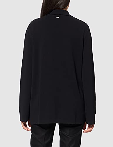 Armani Exchange Uncostructed Blazer, Negro, L para Mujer