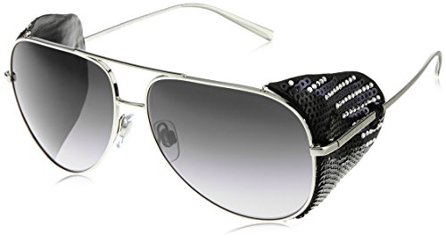 Armani Giorgio AR6005BZ gafas de sol, Plateado (Silver/Black 301511), Talla única (Talla del fabricante: One size) para Mujer