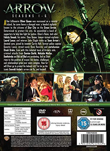 Arrow Season 1-6 [Edizione: Regno Unito] [DVD]