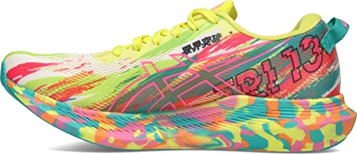 ASICS Women's Noosa Tri 13 Running Shoes, 6M, HOT Pink/Sour Yuzu