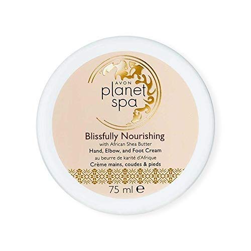 Avon - Planet spa, blissfully, crema hidratante para manos, codos y pies, 75 ml