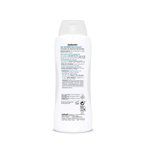 Babaria - Gel de baño Skin Protect+ - Todo tipo de pieles - 600 ml