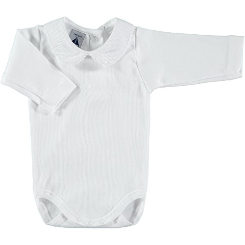 babidu 1188, Body Para Bebe, Blanco, 36 meses