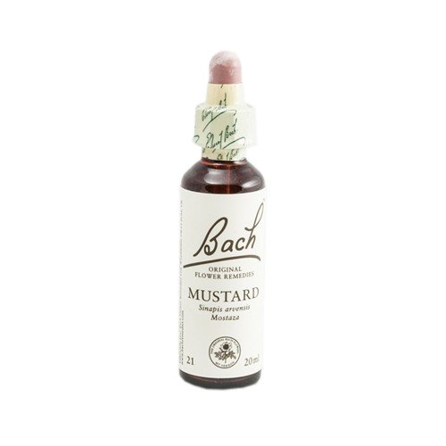 BACH FLORES DE BACH MUSTARD 20ml - Frasco de cristal de 20 ml con gotero