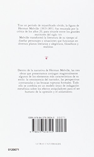 Bartleby, el escribiente; Benito Cereno; Billy Budd: 71 (Letras Universales)