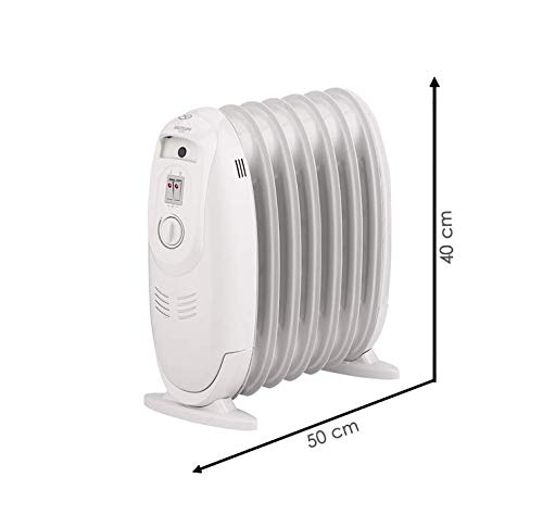 Bastilipo MRA-1200 Radiador electrico de bajo consumo , 1200 W, Blanco