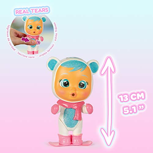 BEBÉS LLORONES LÁGRIMAS MÁGICAS El Iglú de Kristal | Playset iglú mágico que crea Nieve con sorpresas y su muñeca Kristal - Juguete para niñas y niños + 3 Años