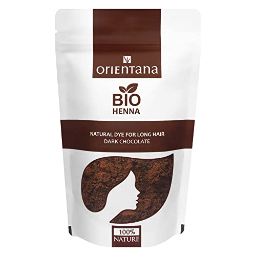BIO HENNA marrón oscuro CHOCOLATE NEGRO– PELO LARGO, 100 g