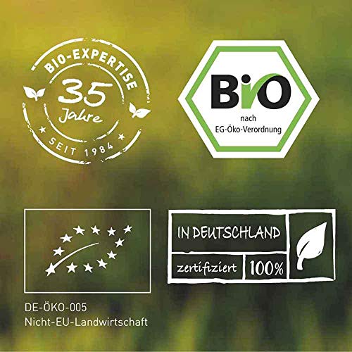 Biotiva Infusión de mate orgánica 500 g - infusión de mate verde sin tostar - hojas de hierba mate con cafeína - cultivo orgánico - empacada y verificada en Alemania