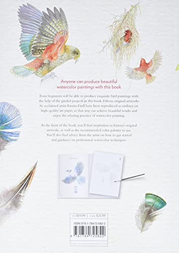 BIRDS Watercolor Art Pad for me: 15 beautiful artworks for you to paint