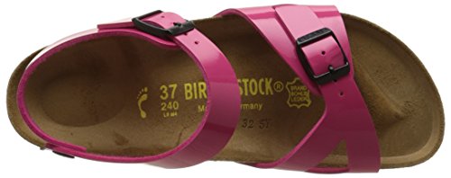 Birkenstock Rio, pestaña Trasera, Pink, 32 EU